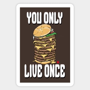 YOLO Burger Magnet